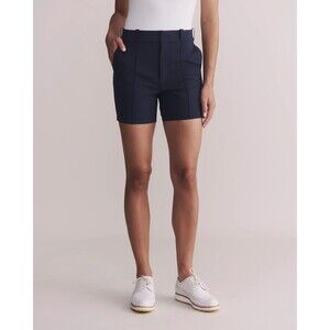 Rhone Birdie Trouser Shorts Golf Navy Blue Womens Size 2